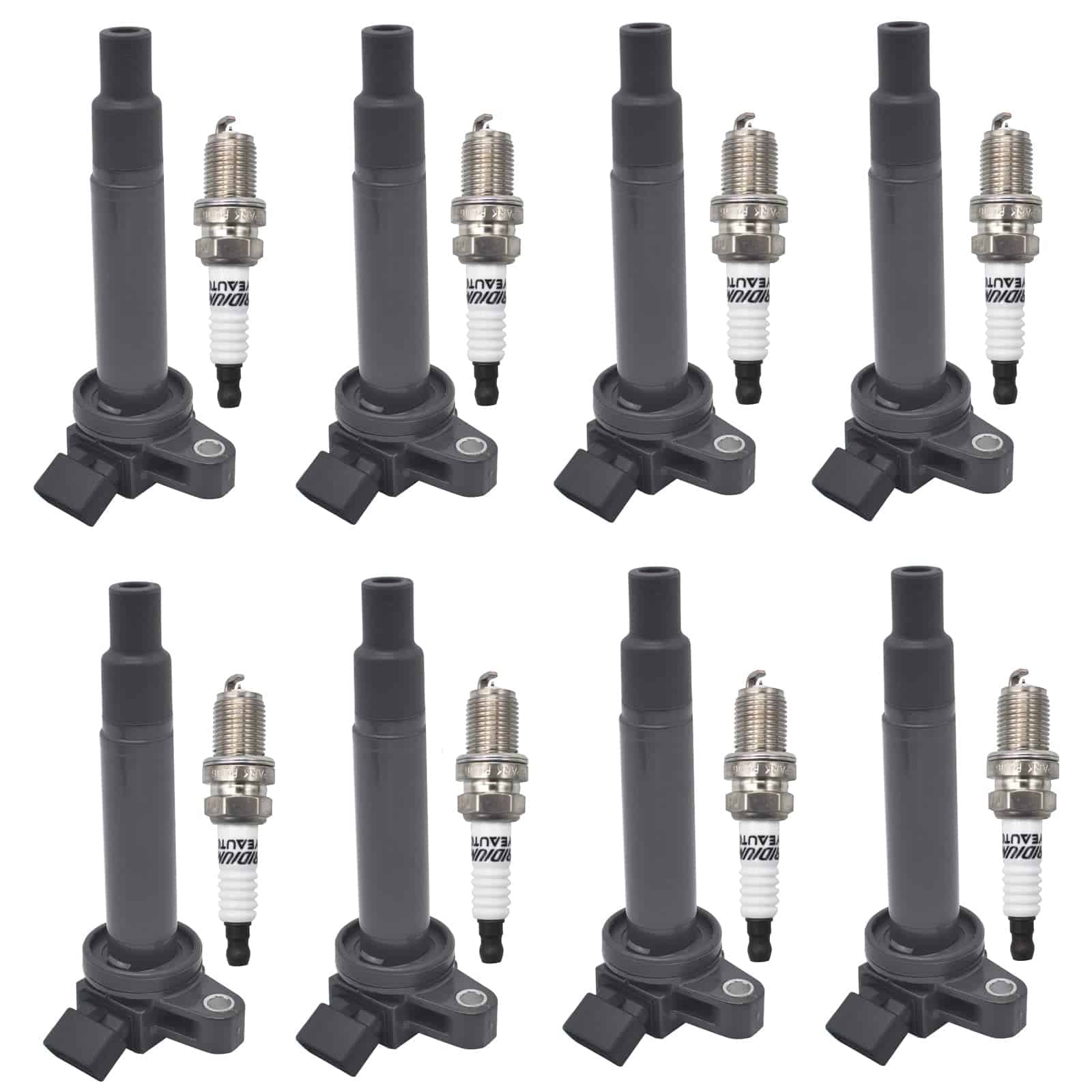 Paquete de Bobina de Encendido y Bujía de Iridio OYEAUTO,