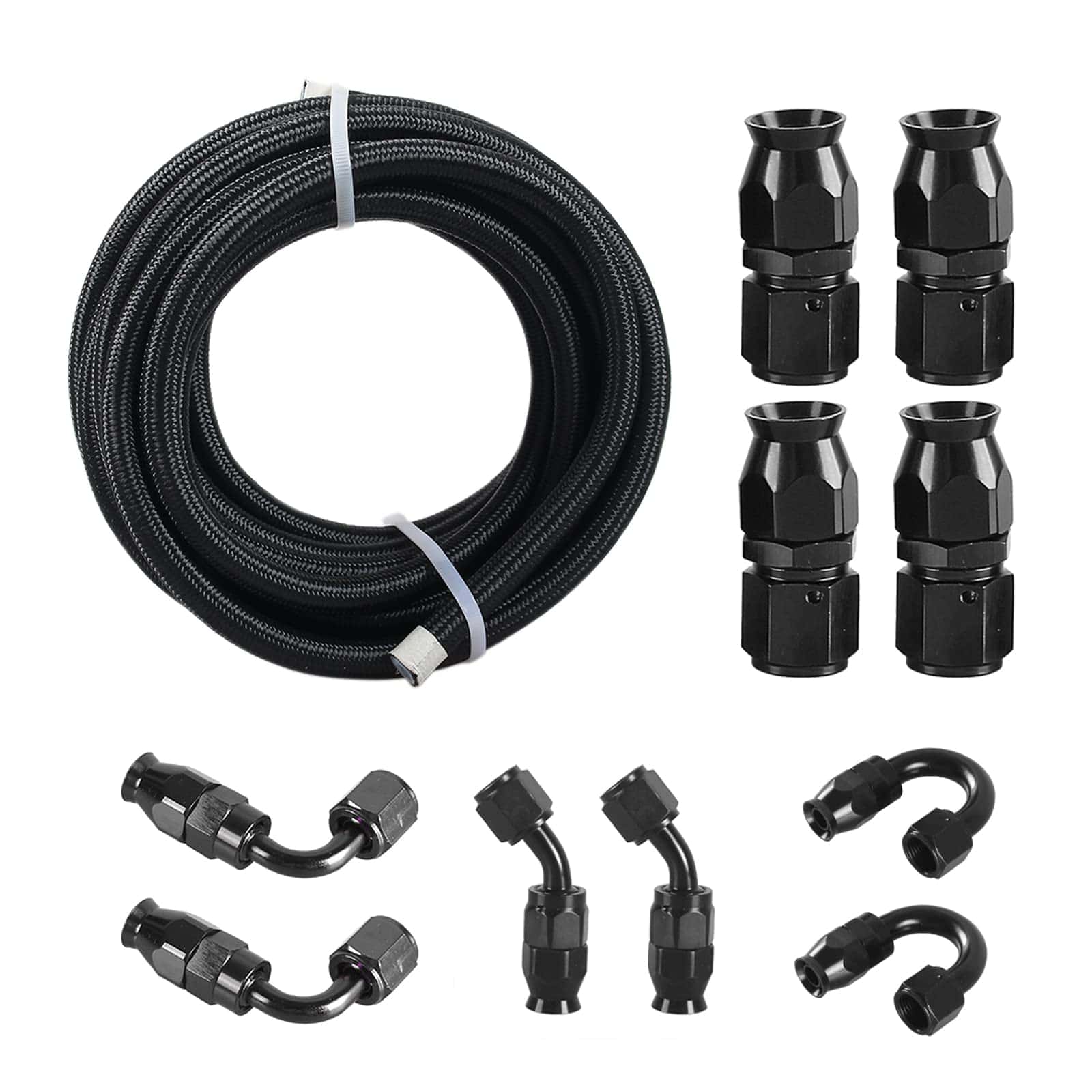 Kit de Manguera de Combustible Trenzada de Acero Inoxidable