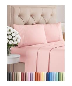 Set de Sábanas King Size de 4 Piezas - Suaves,