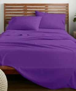 Juego de Sábanas American Home Collection -Púrpura Amatista