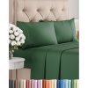 Juego de Sábanas Tamaño Queen de 4 -Verde Esmeralda