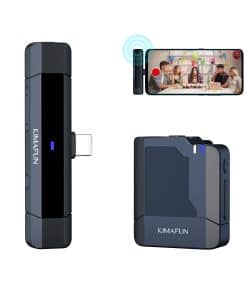 Micrófono inalámbrico de solapa KIMAFUN para Android Puerto