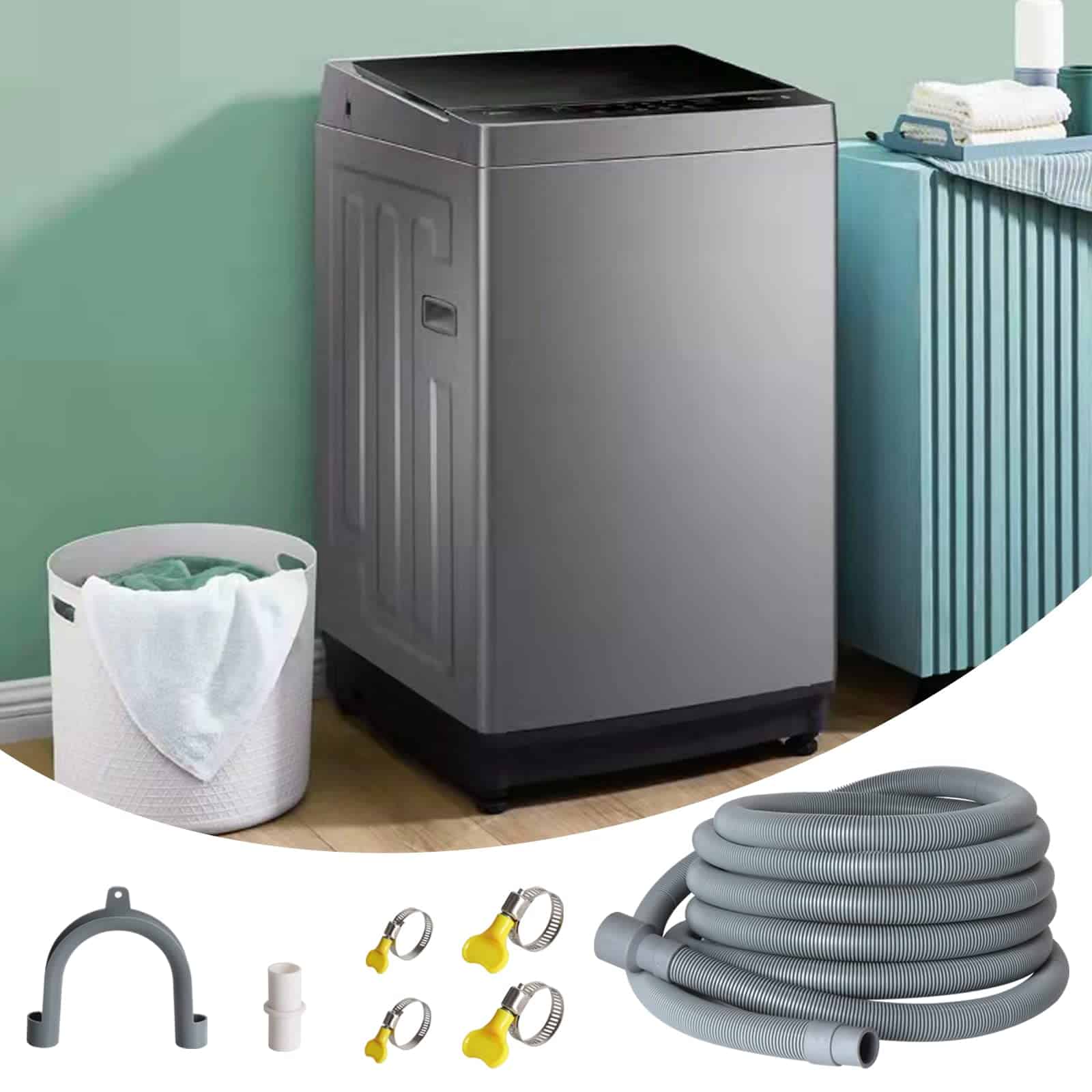 Kit de extensión de manguera de desagüe -Gris - Imagen 8