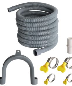 Kit de extensión de manguera de desagüe -Gris