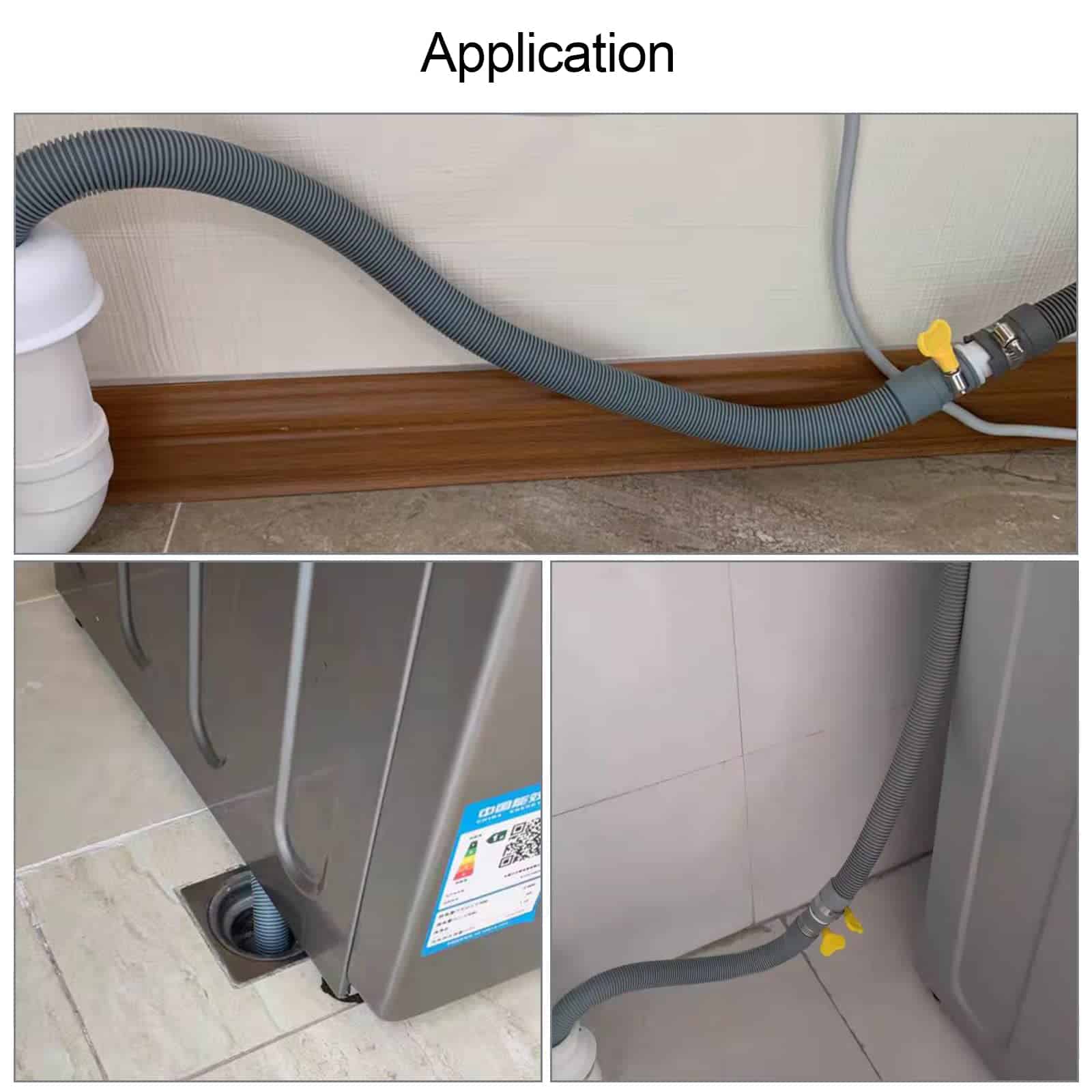 Kit de extensión de manguera de desagüe -Gris - Imagen 10