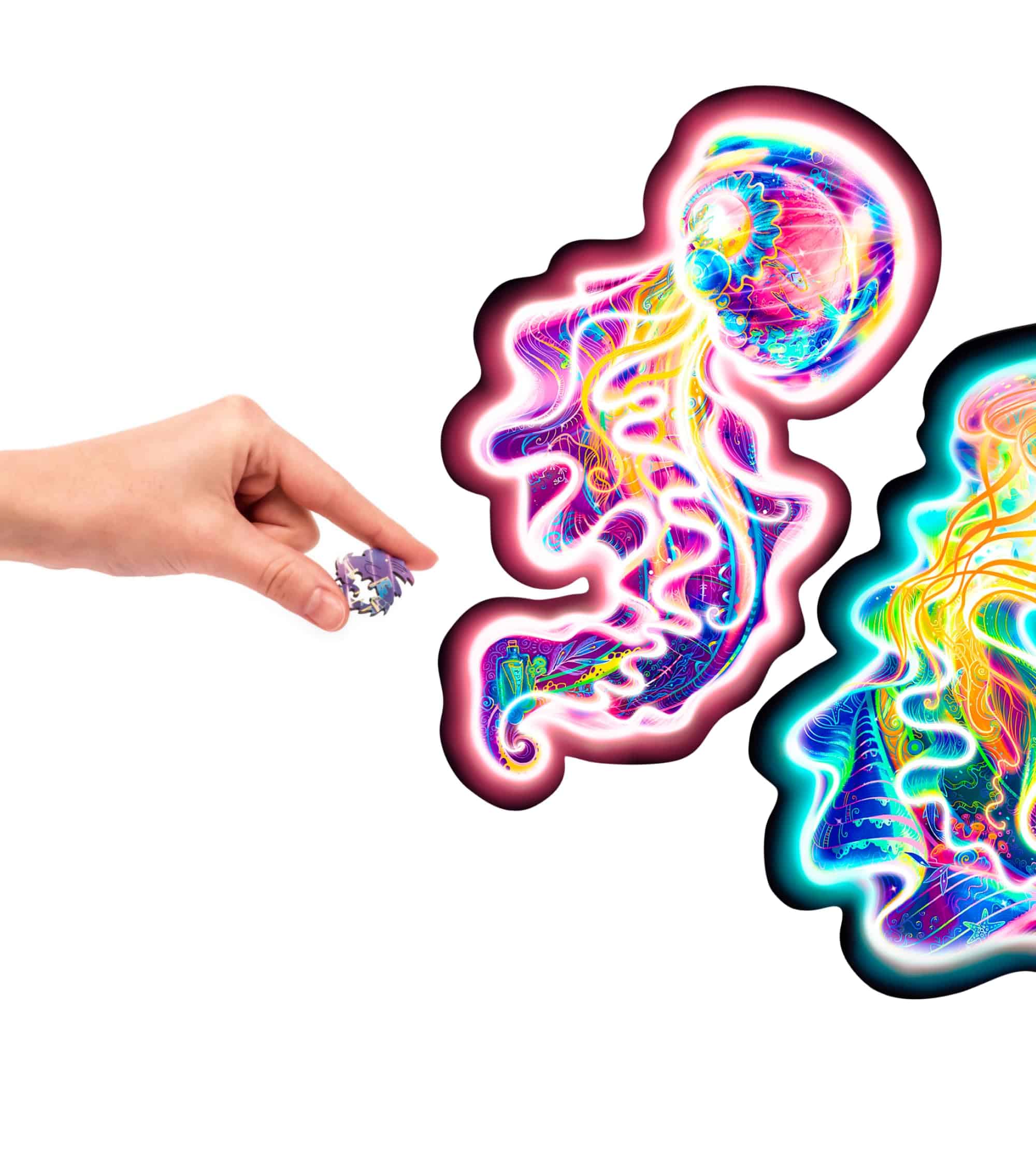 Rompecabezas de madera original UNIDRAGON - Medusas