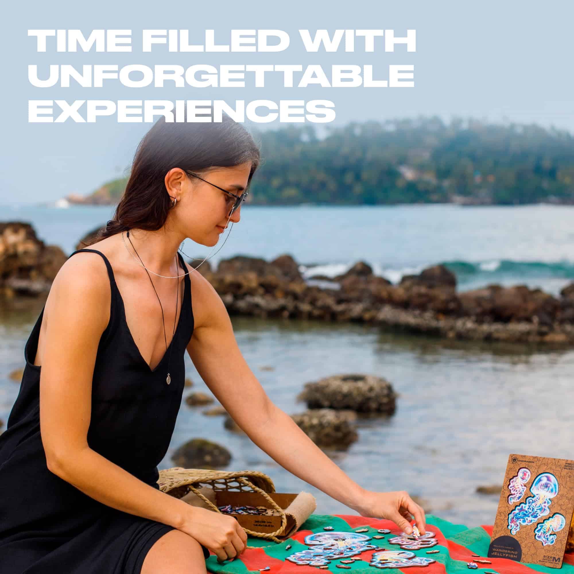 Rompecabezas de madera original UNIDRAGON - Medusas - Imagen 4