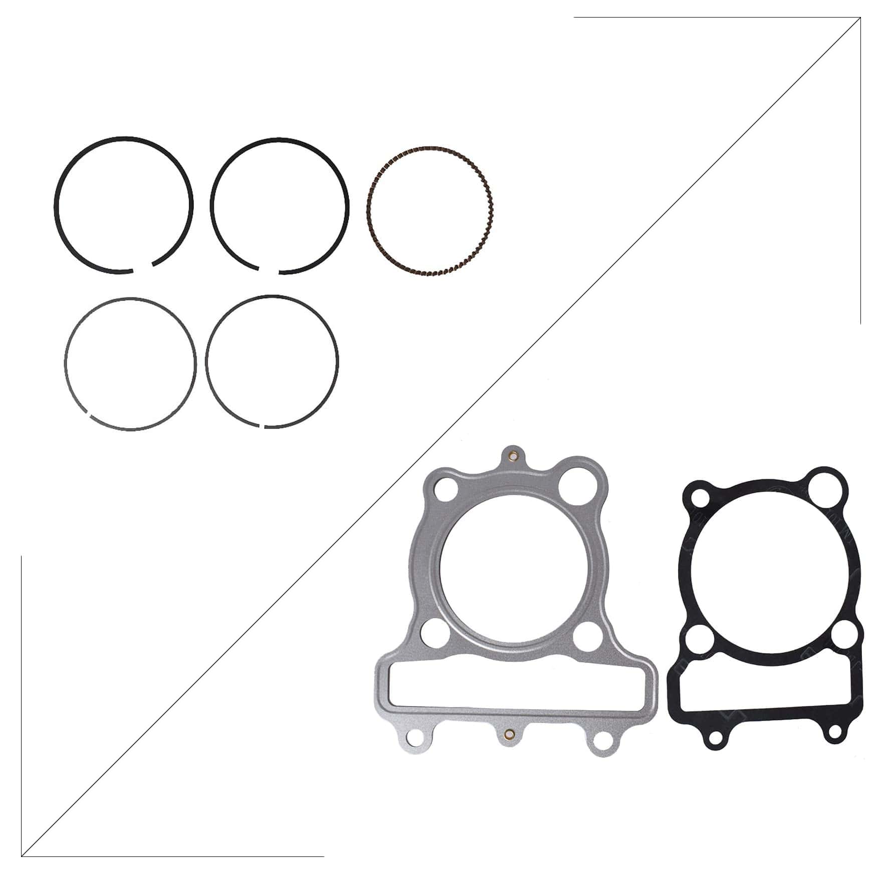 Kit de Cilindro Pistón Junta de Culata Reemplazo para - Imagen 7