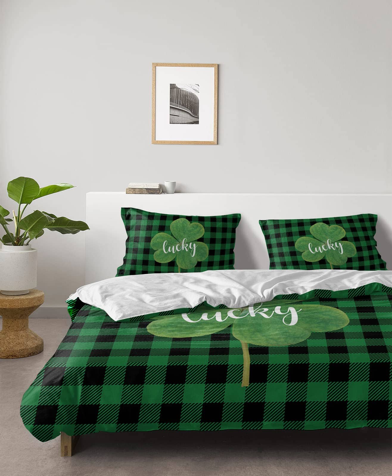 Juegos de Ropa de Cama 4 Piezas Suave Cubierta de Edredón - Imagen 4