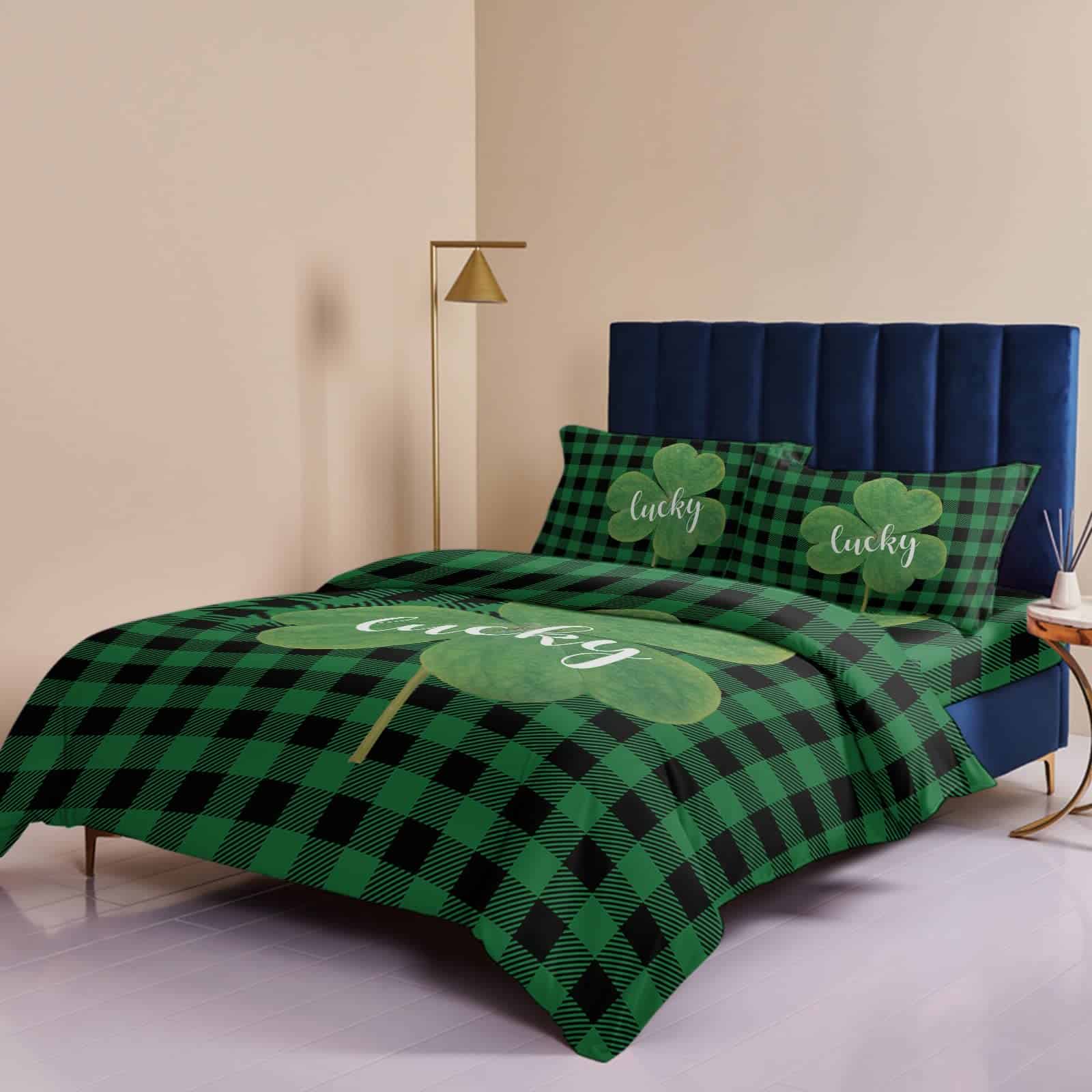 Juegos de Ropa de Cama 4 Piezas Suave Cubierta de Edredón - Imagen 5