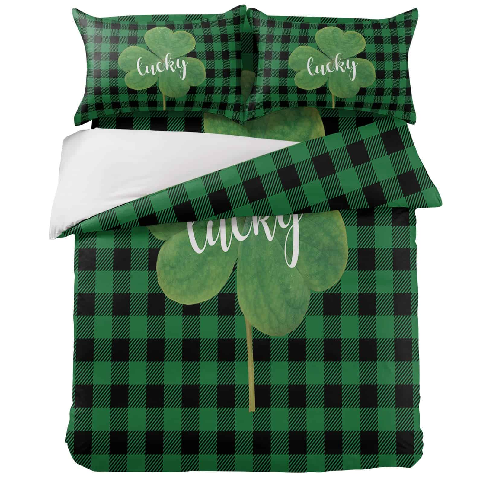 Juegos de Ropa de Cama 4 Piezas Suave Cubierta de Edredón - Imagen 3