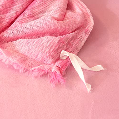 Jameswish Juego de Funda de Edredón de Felpa Esponjosa - Imagen 8