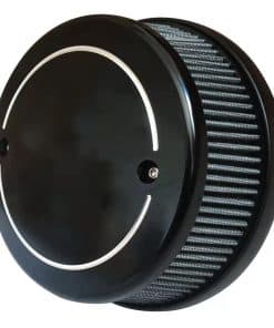 Filtro de aire AGE Harley Cleaner Intake CNC Cut Kit Negro