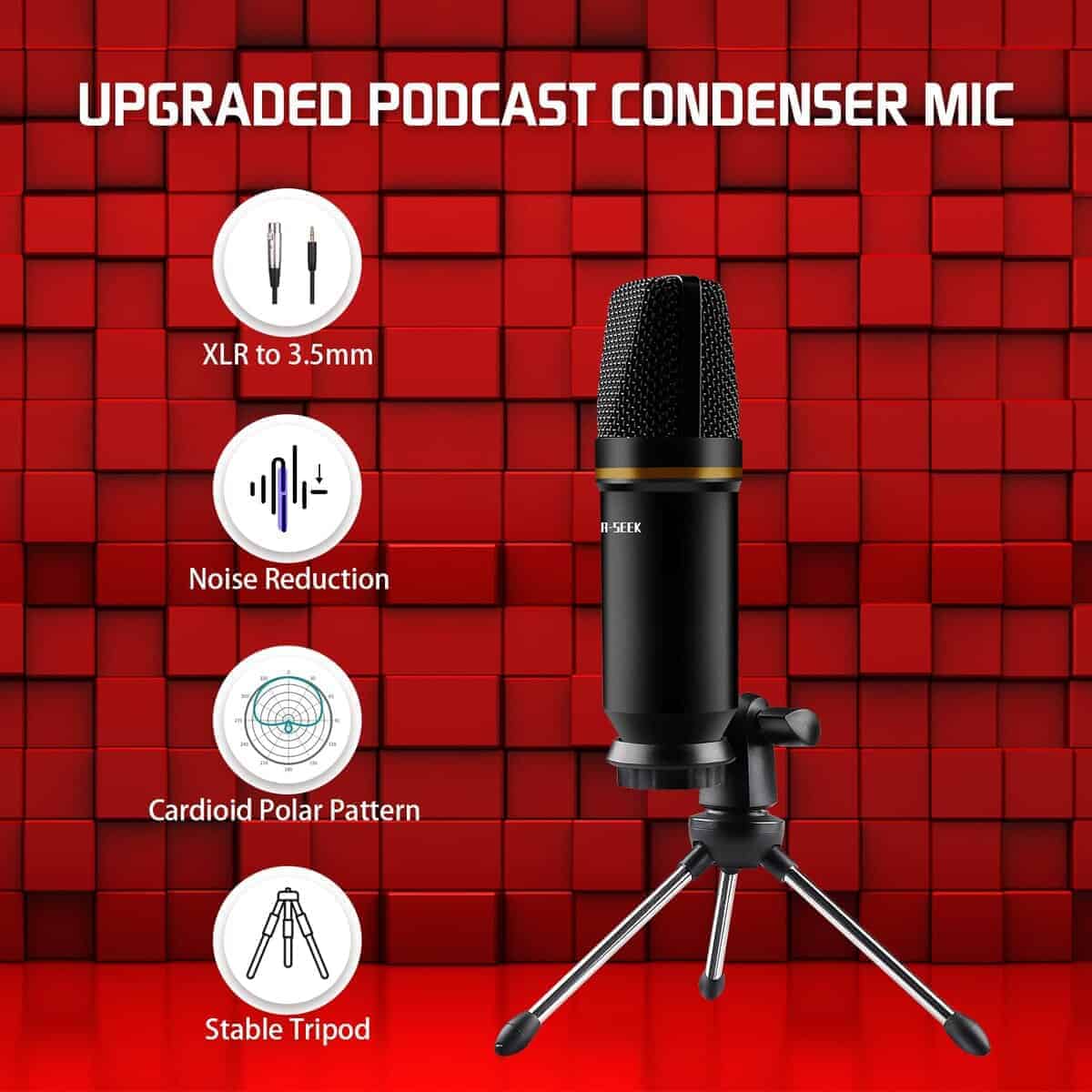 Paquete de Equipos para Podcast Interfaz de Audio Mezclador - Imagen 3