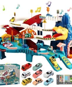 Juego de Pista de Rampa para Autos de Juguete con