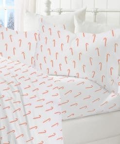 Juego de sábanas navideñas de terciopelo ultra suave de