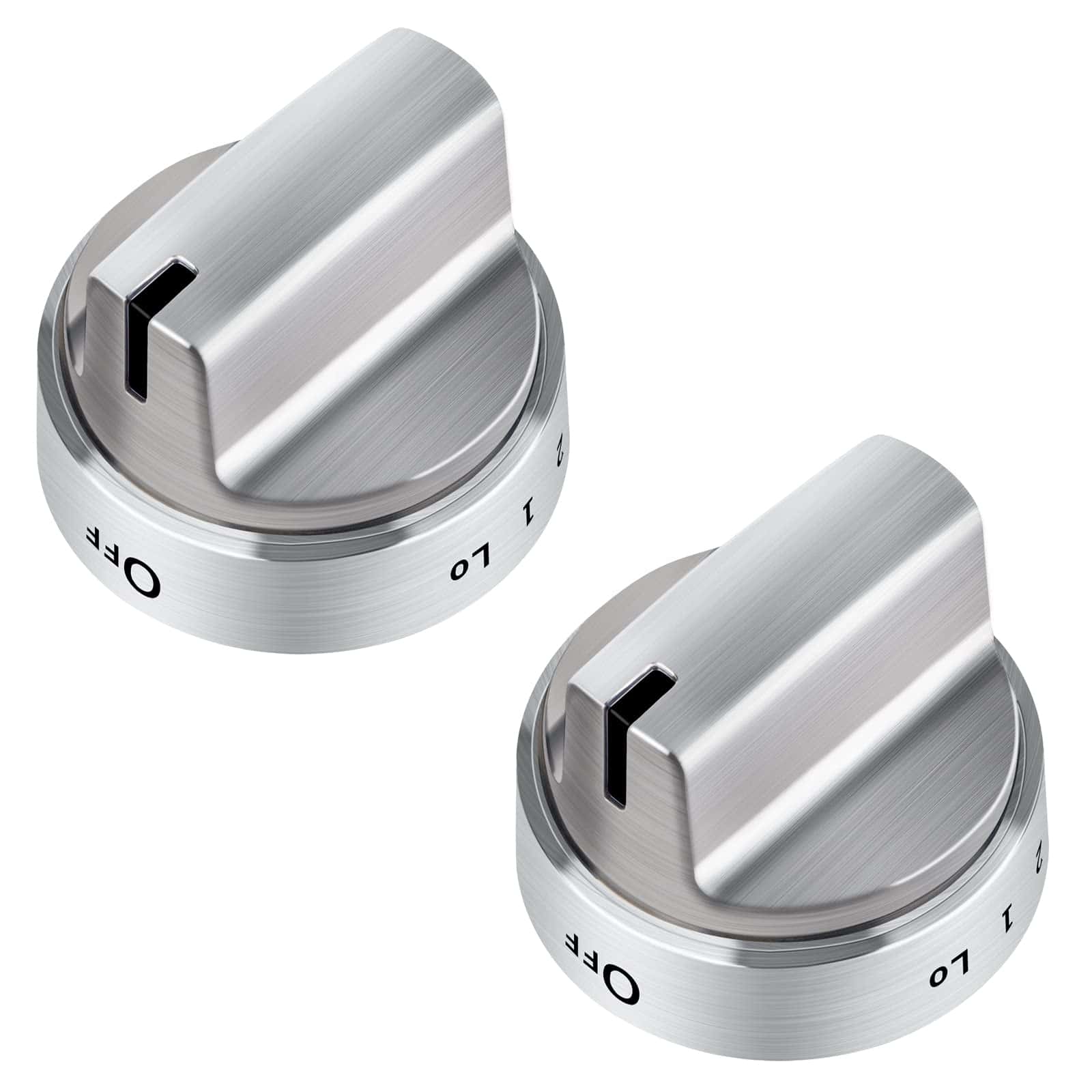 Perillas de Estufa de Gas WB03X24818 Aspecto de Acero