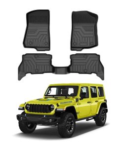 Tapetes de Piso Mixsuper para Jeep Wrangler 4XE 2021-2024