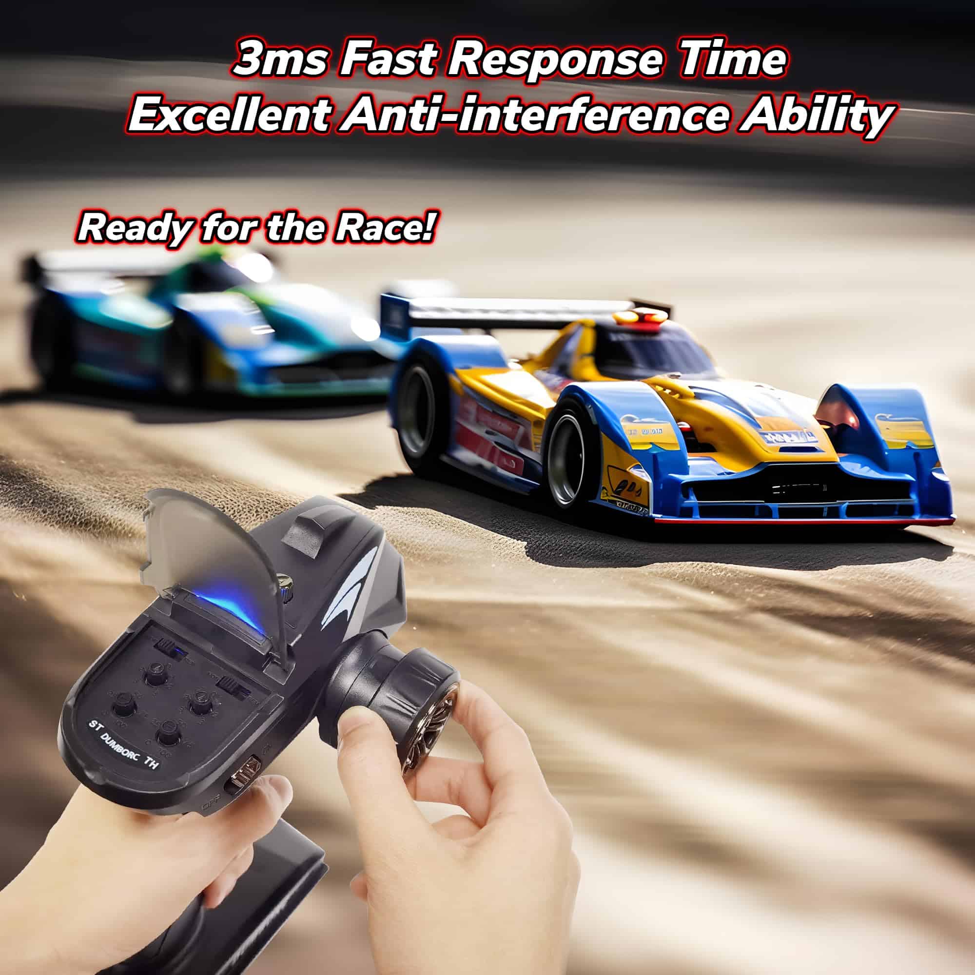 ATA HOBBY DUMBORC X4 2.4GHz 4-Channel RC Transmisor de - Imagen 3