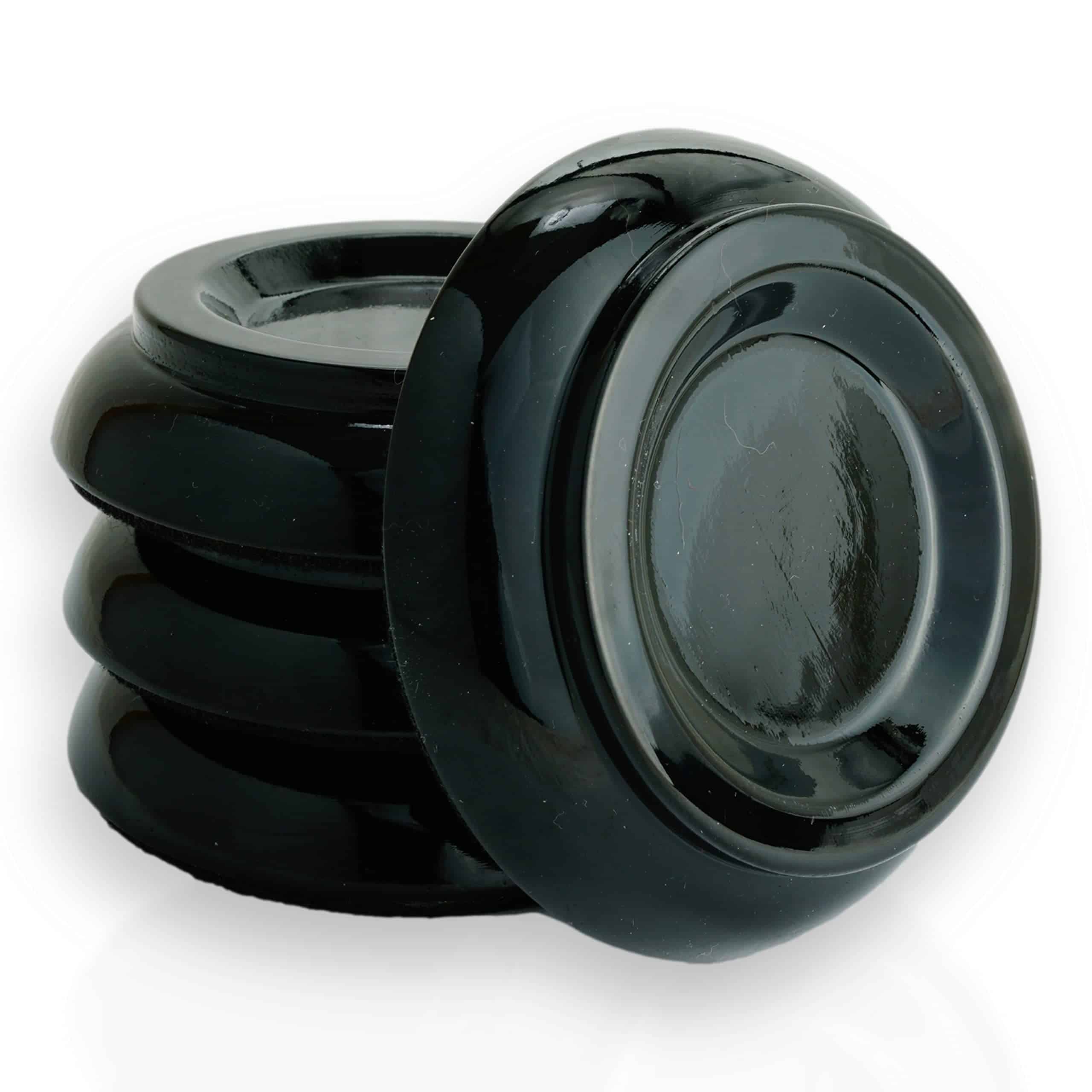 Copas de ruedas para piano Sawdust Audio con fondo de