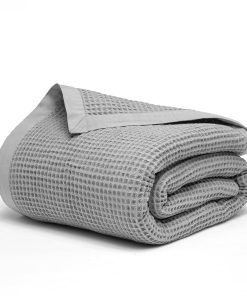 Manta de algodón 100% orgánico certificado GOTS Salt Earth,