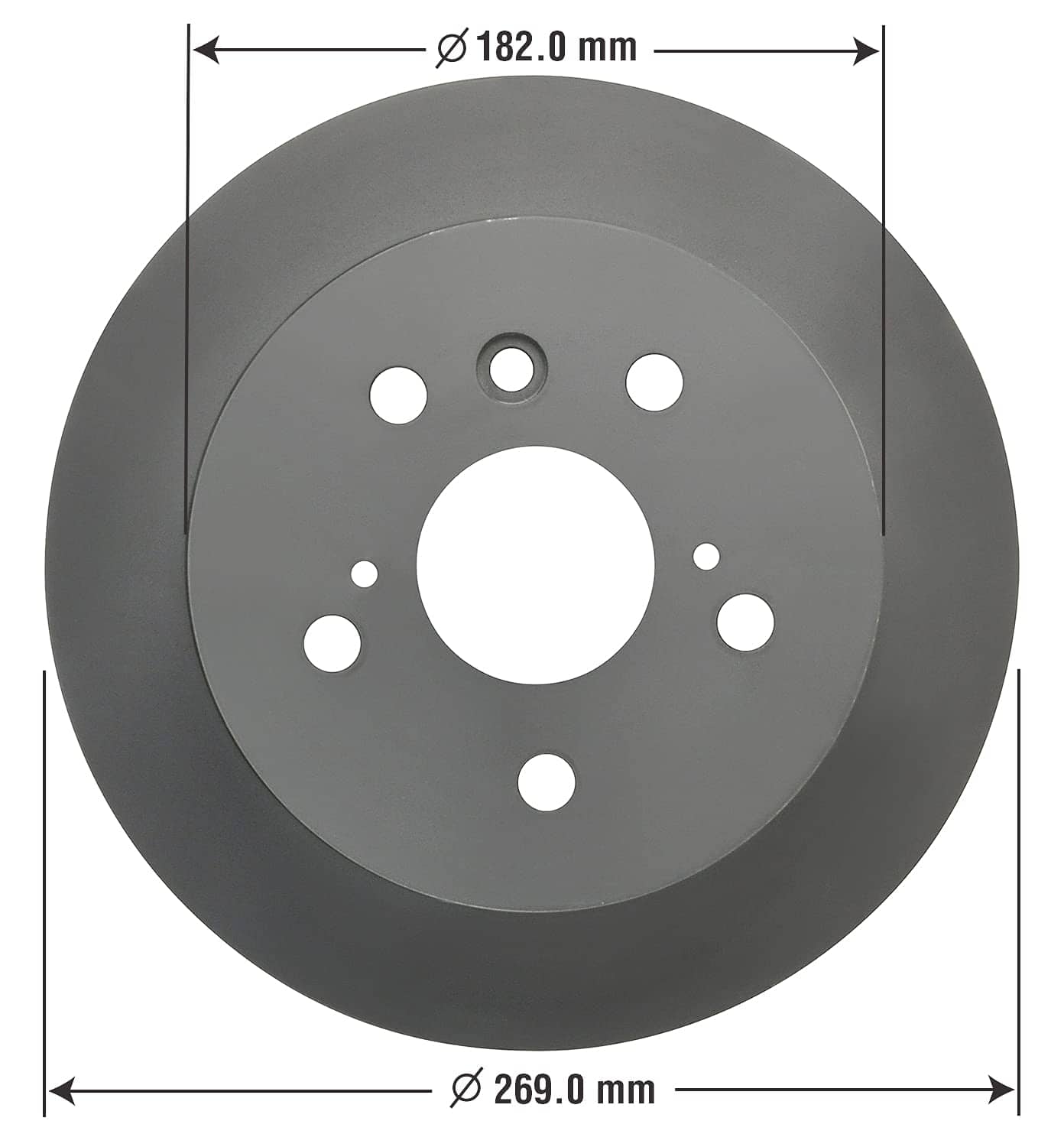 Kit de frenos traseros Goodyear Anti Ox pulidos con rotores - Imagen 7