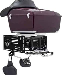 VPZMT Tour Trunk Pack Pak/Backrest Sissy Bar Compatible con
