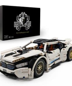 Set de Coche de Carreras Blanco ShupBear Creator Speed, Kit