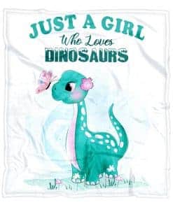 Manta de dinosaurio para niñas Regalos de dinosaurios para