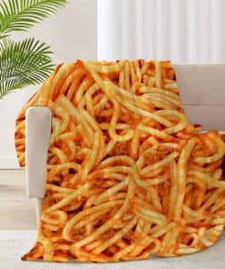 Manta de Espagueti de Tomate para Espaguetis Manta de Lana