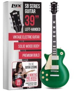 Guitarra Eléctrica LyxPro 39" Serie SB para Zurdos, Estilo