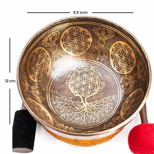Juego Grande de Cuenco Tibetano - Grado Maestro de Sanación - Imagen 3