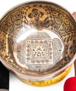 Set de Gran Cuenco Tibetano de 8.5" - Grado Maestro de