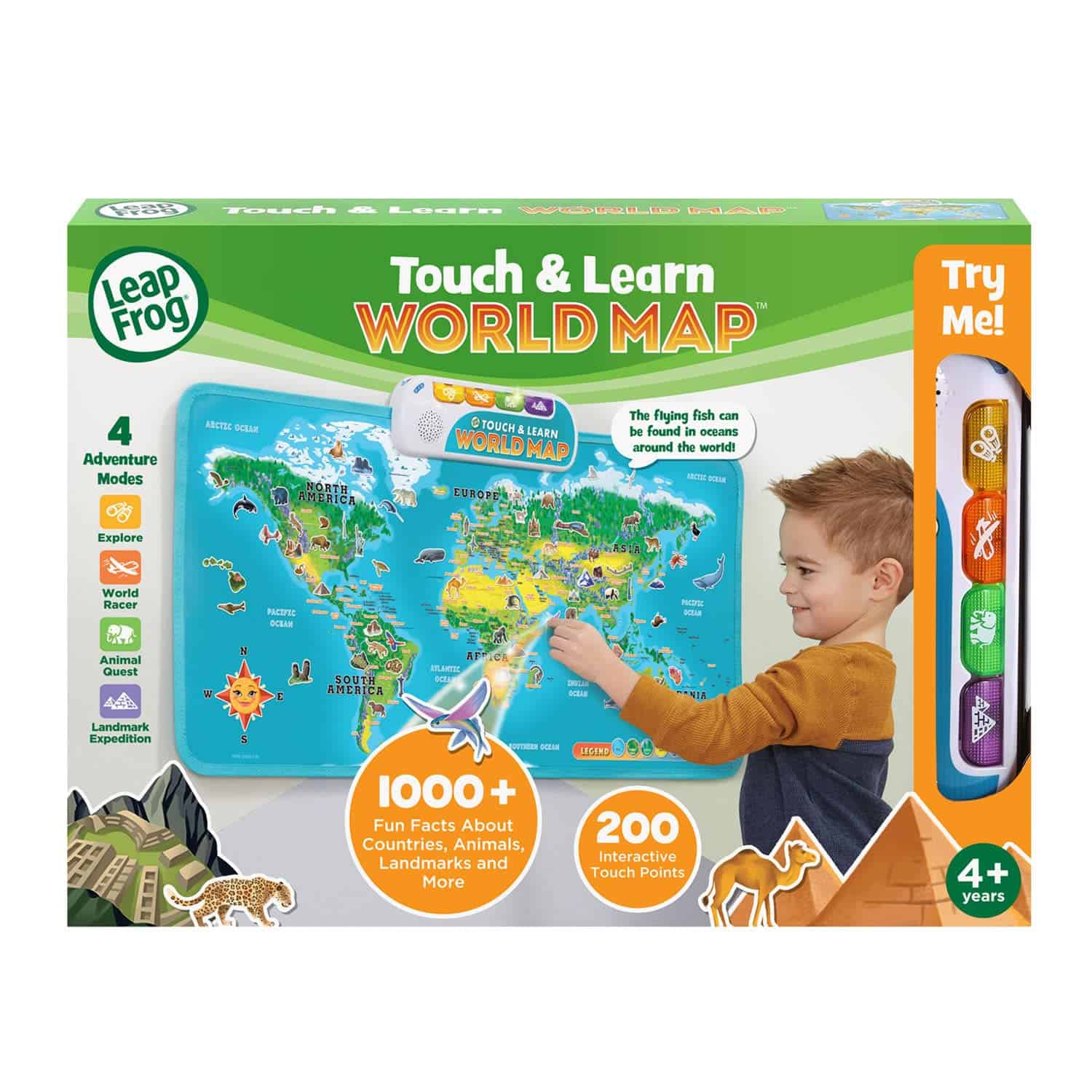 Mapa del Mundo Táctil y Educativo LeapFrog (Versión en - Imagen 8