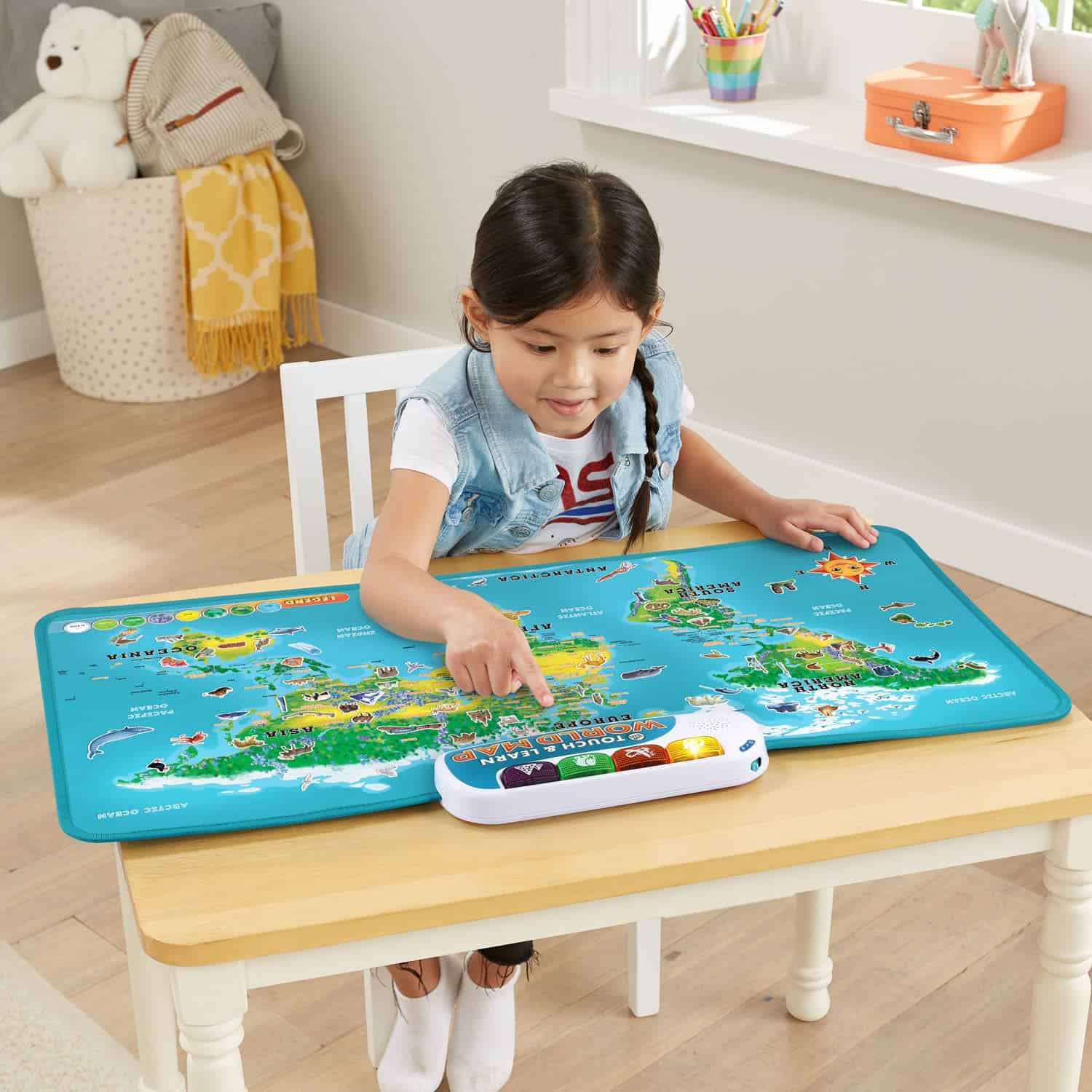 Mapa del Mundo Táctil y Educativo LeapFrog (Versión en - Imagen 5