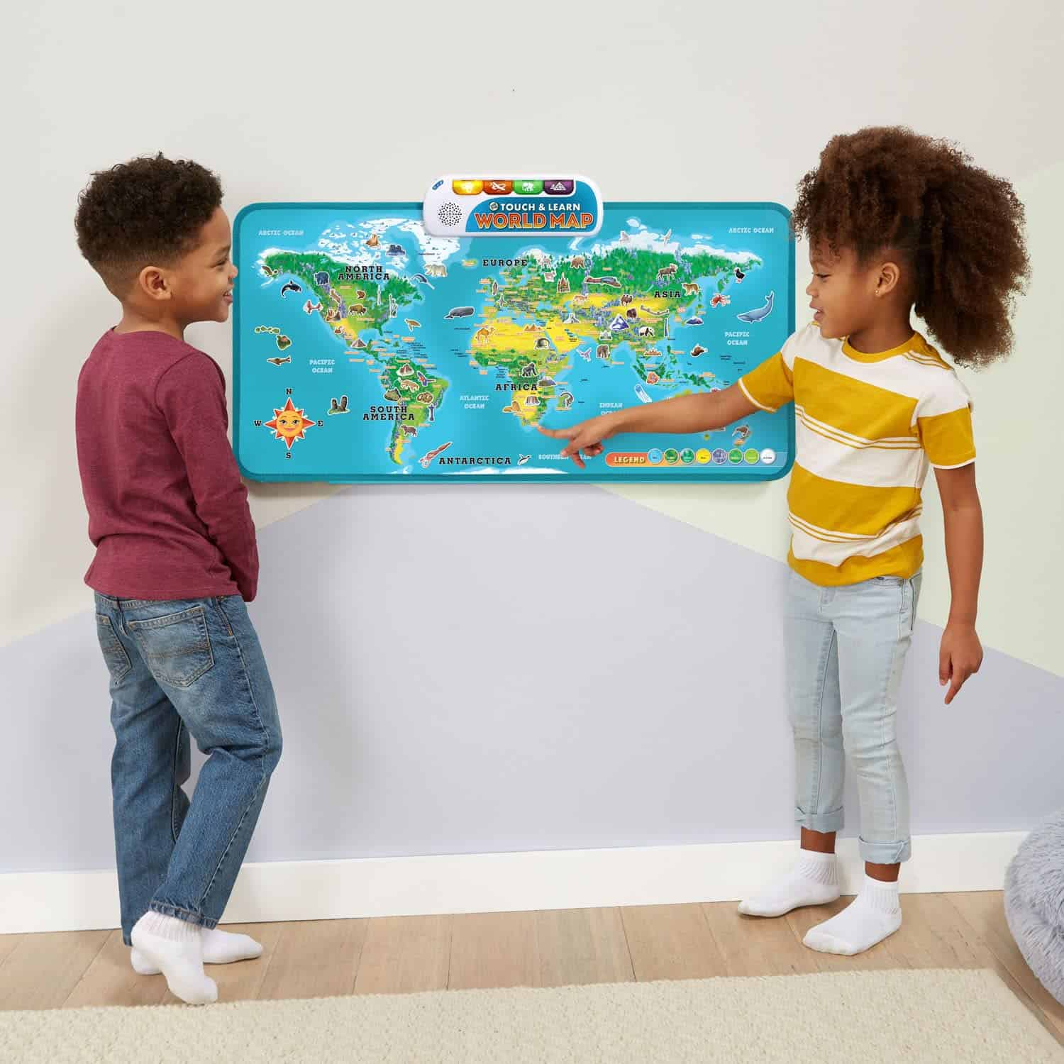 Mapa del Mundo Táctil y Educativo LeapFrog (Versión en - Imagen 7