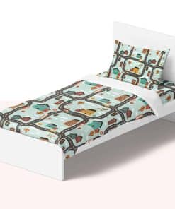 NIKKIPETER Juego de sábanas 100% algodón para niños y