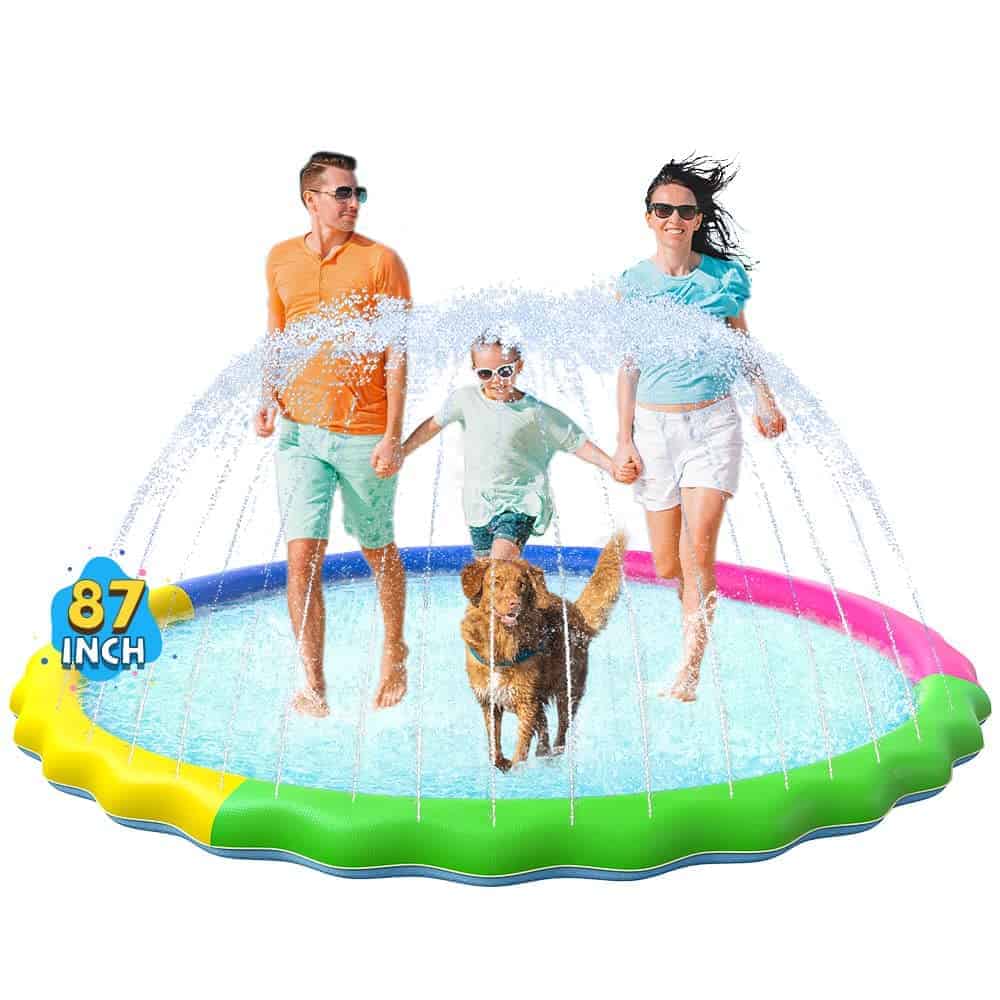 Tapete Antideslizante VISTOP para Niños y -Rojo&Amarillo&Ver