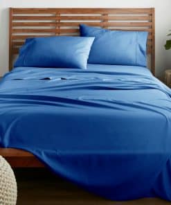 Juego de sábanas American Home Collection -Azul Snorkel