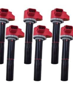 6PCS ARKAUTO ALTO RENDIMIENTO TOP ROJO BOBINA DE ENCENDIDO