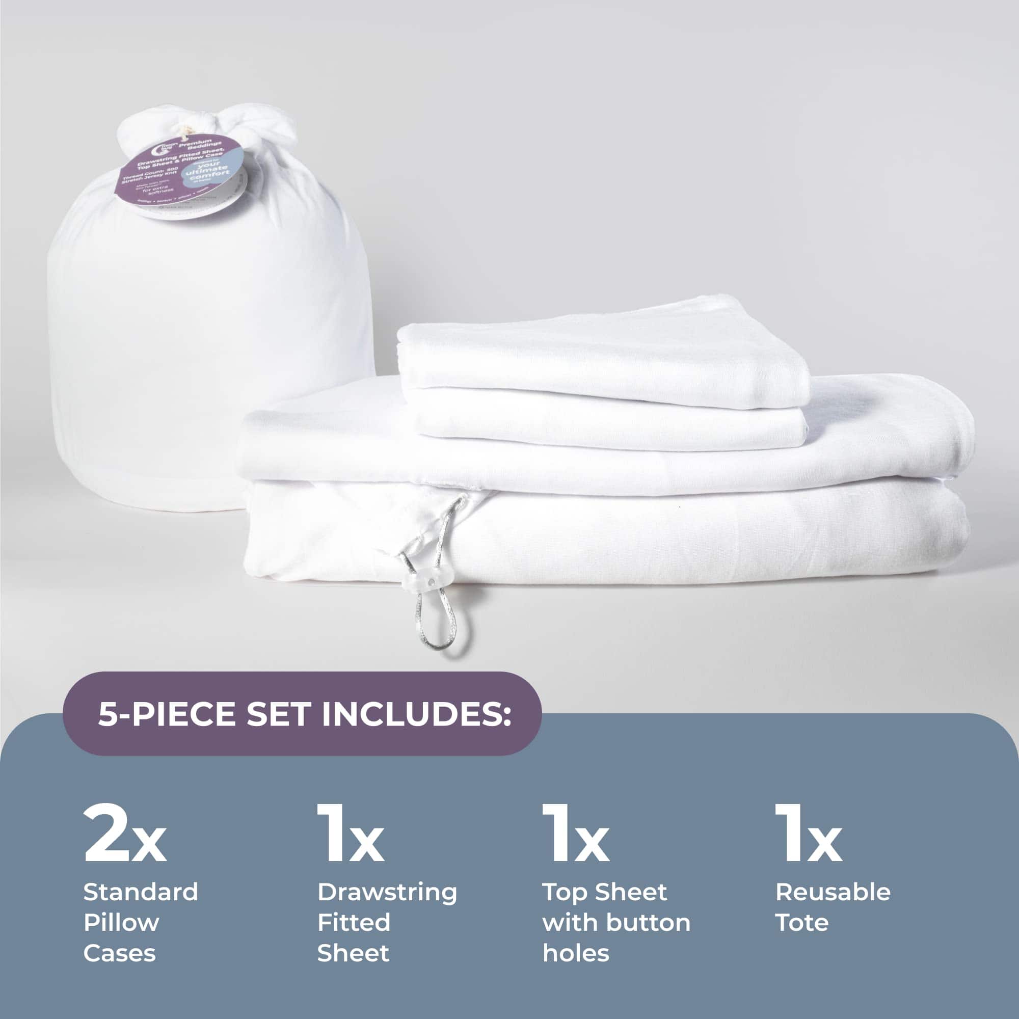 Juego de Sábanas Ajustables y Sábana Superior Tamaño Twin - Imagen 5