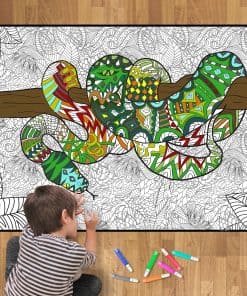 Póster Gigante para Colorear - Hojas de -Serpiente