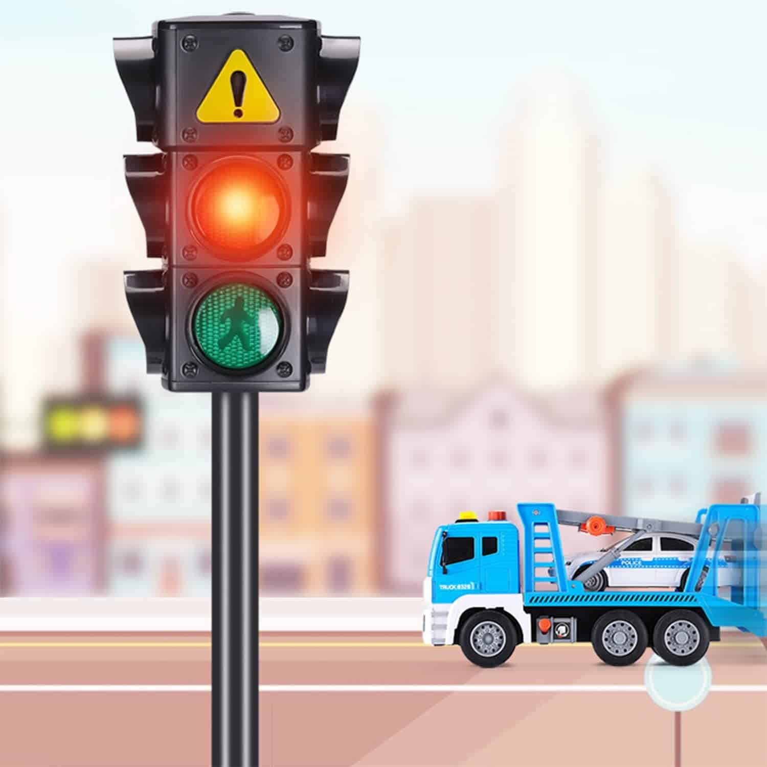 Semáforo ARTFILIF grande, juguete semáforo, lámpara - Imagen 6