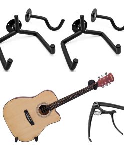 Vousile Soporte de pared para guitarras 2 piezas, Soporte