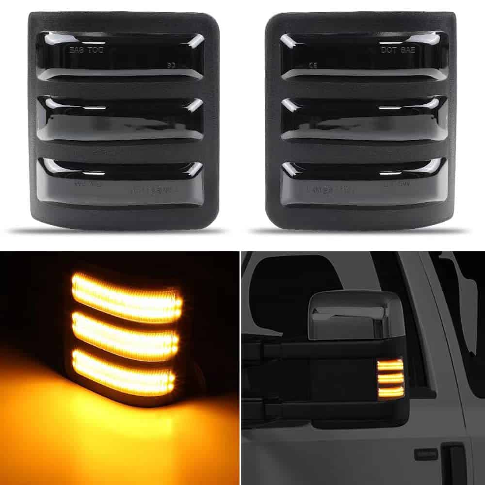 Jinfili Luces de señal de giro de espejo lateral LED - Imagen 7