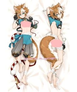 Funda de almohada corporal abrazable de animación Gorou de