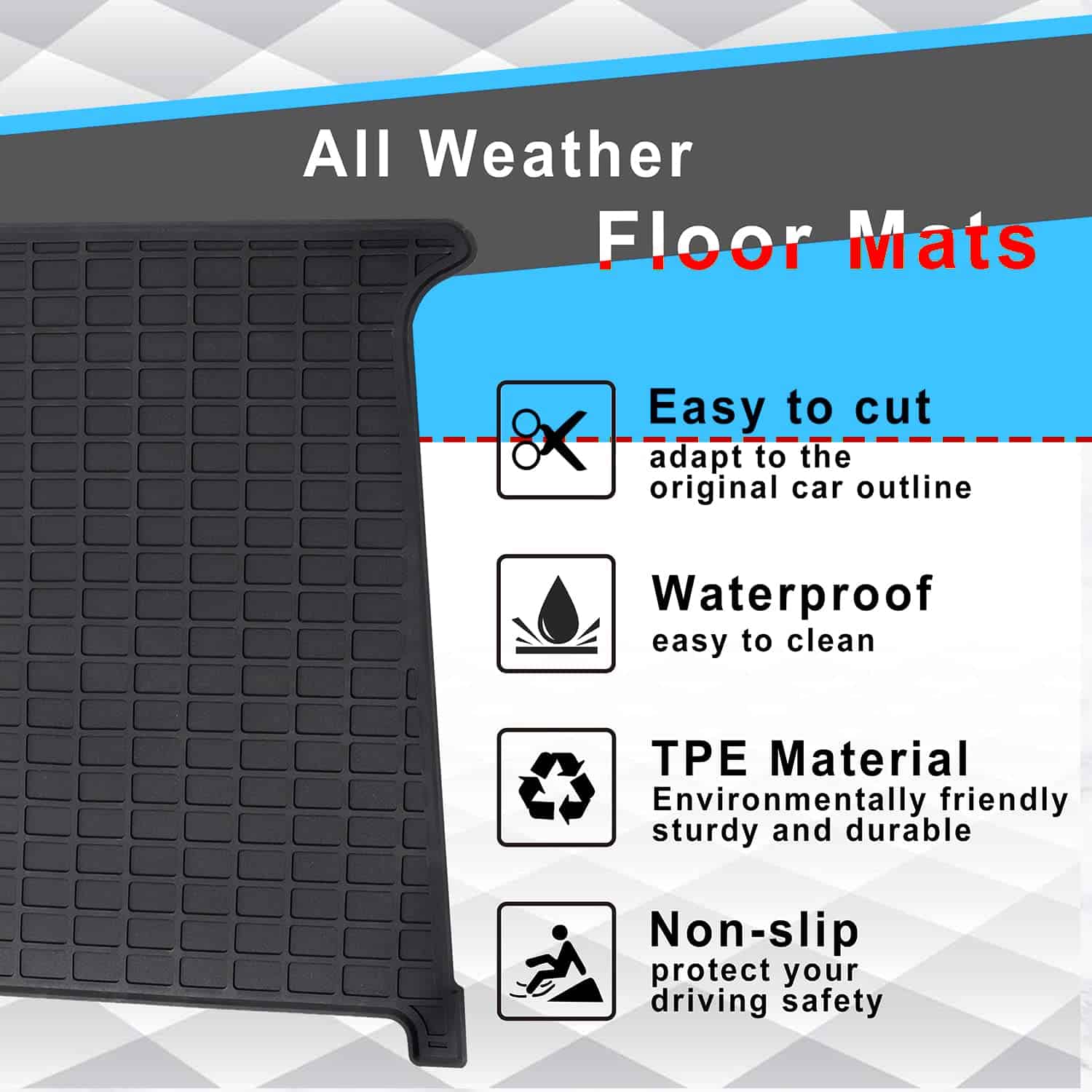 Tapetes para Piso Compatibles con Kenworth T660 T800 T600 - Imagen 3