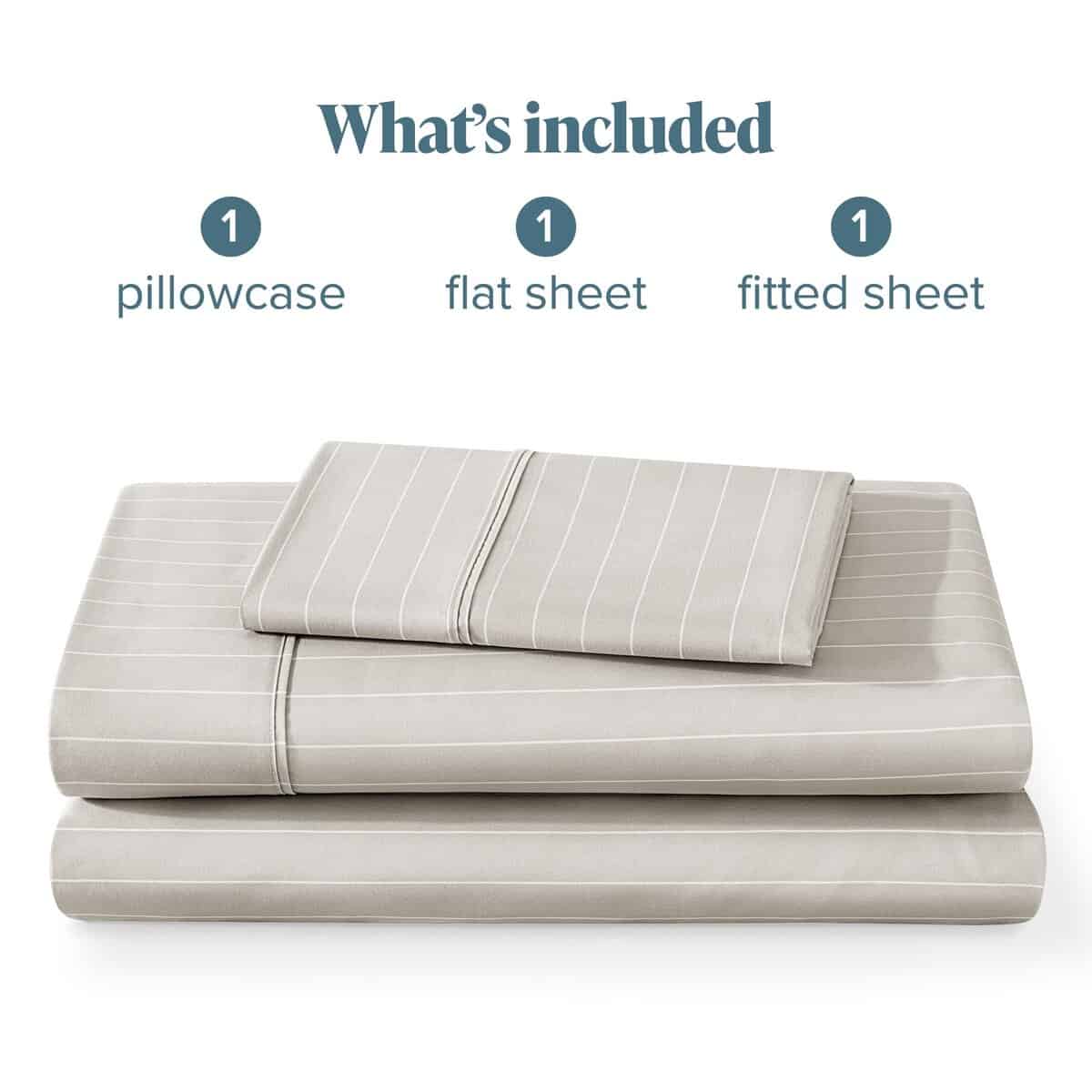 Juego de sábanas gemelas Bare Home - Juego de sábanas de - Imagen 8