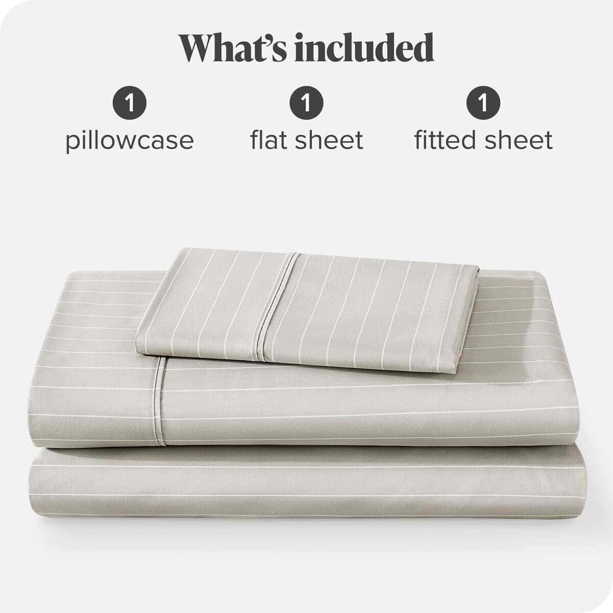 Juego de sábanas gemelas Bare Home - Juego de sábanas de - Imagen 9