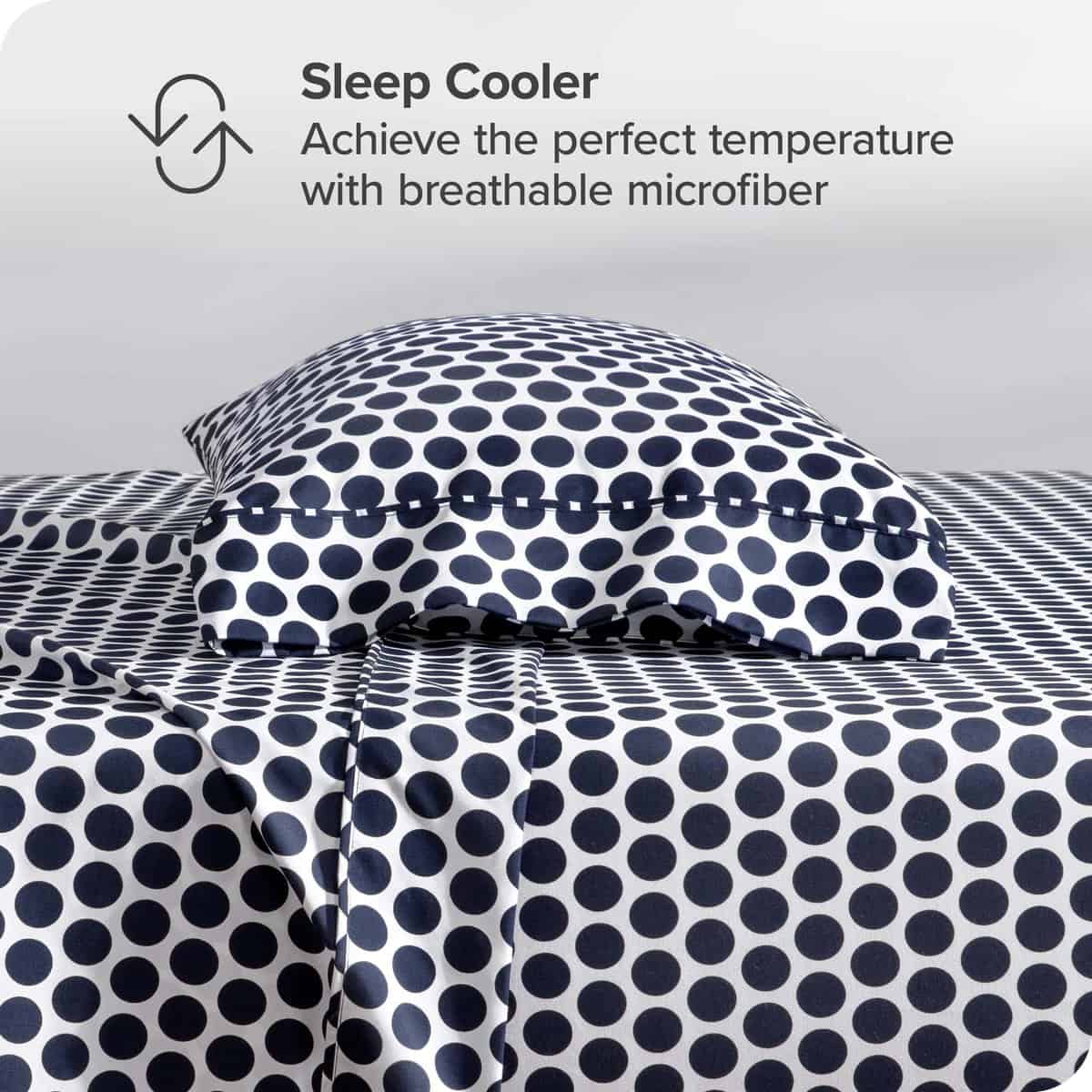 Juego de Sábanas Twin Bare Home - 1800 -Pennytile - Blanco/M - Imagen 5